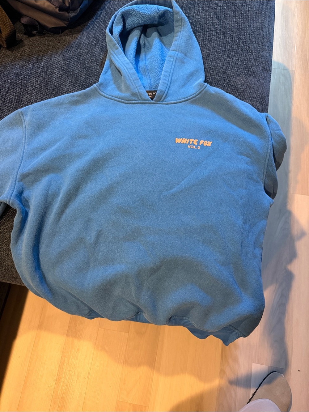 White Fox Boutique Blue Pullover Hoodie